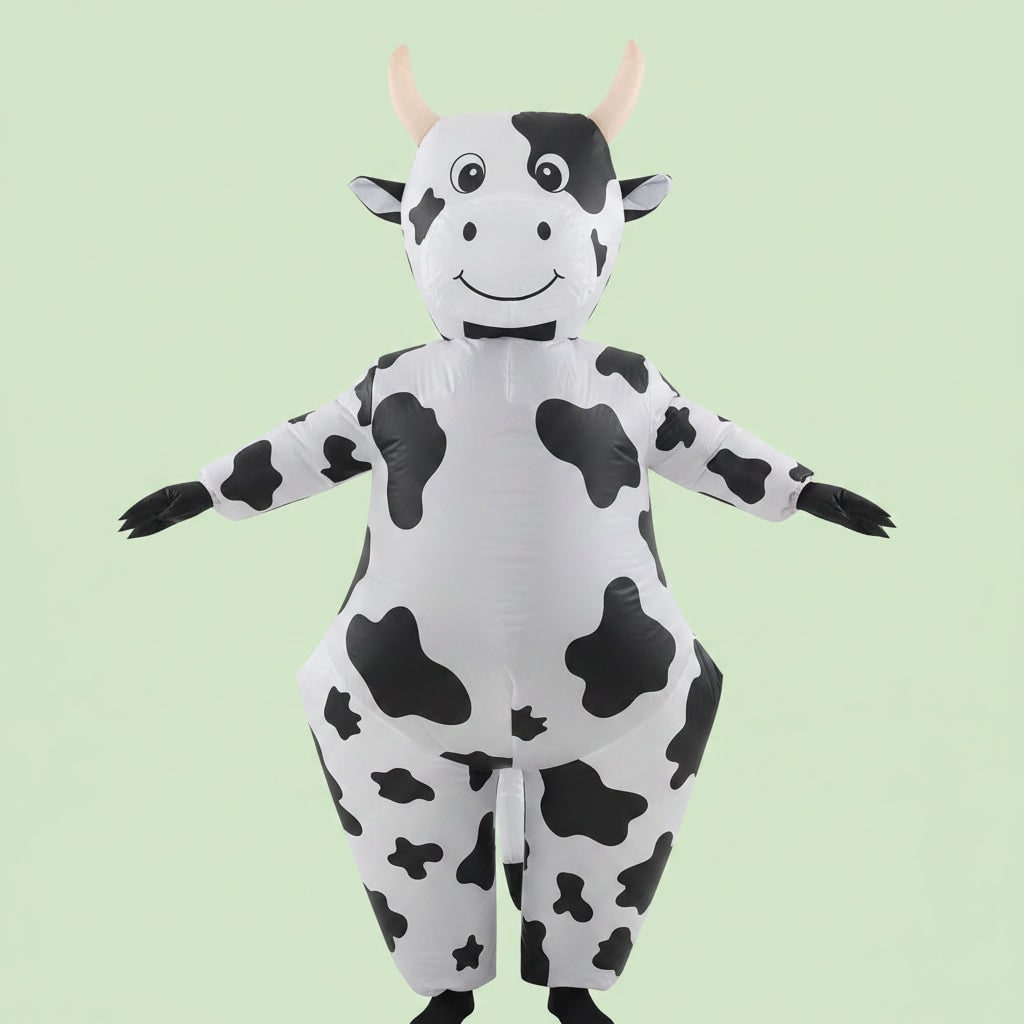 Halloween Inflatable Cow Costume for Funny Full Body Animal Suit Youth - Image 2