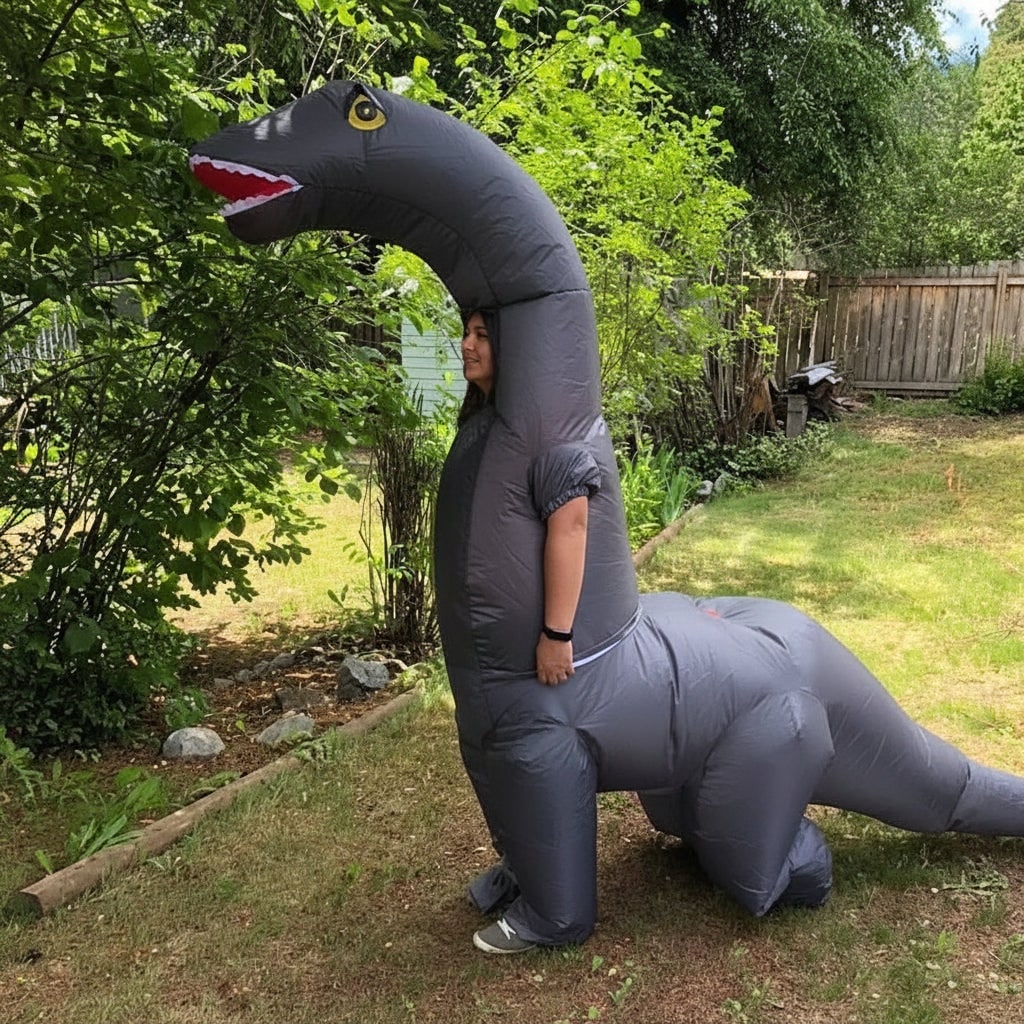 Halloween Inflatable Dinosaur Costume for Youth and Funny Party Funniest - Image 3