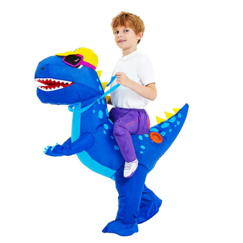 Halloween Inflatable Dinosaur Costume Outfit Suit with Built-In Fan for Party - Image 5