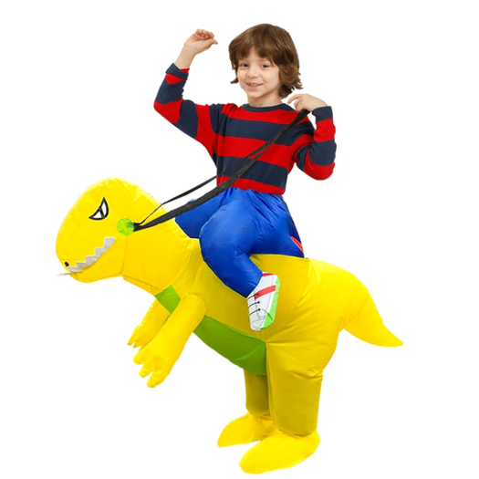 Halloween Inflatable Dinosaur Costume Outfit Suit with Built-In Fan for Party - Image 8