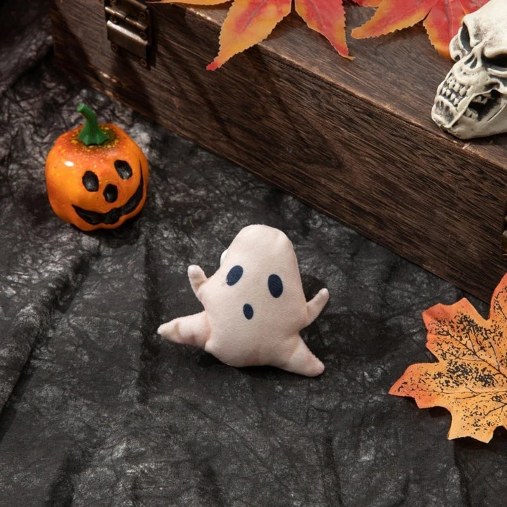 Halloween Interactive Plush Cat Toys with Catnip and Knotted Rope Limbs - Image 1