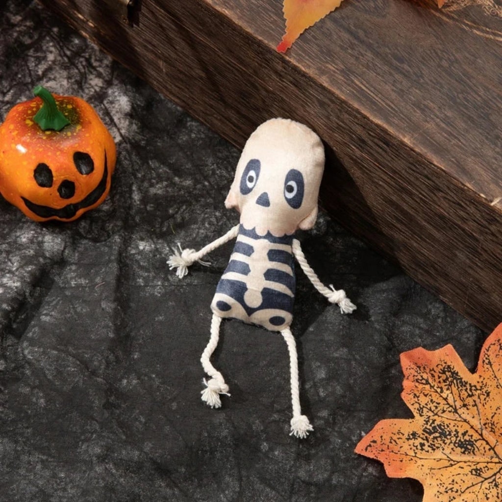 Halloween Interactive Plush Cat Toys with Catnip and Knotted Rope Limbs - Image 4