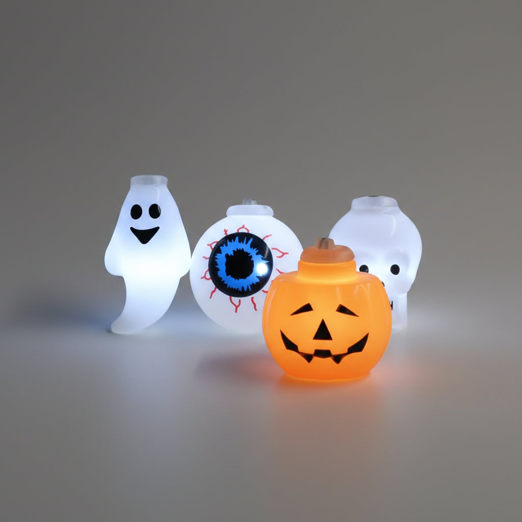 Halloween Outdoor String Lights with LED Battery Operated Novelty Covers for Patio Party Decoration - Image 1