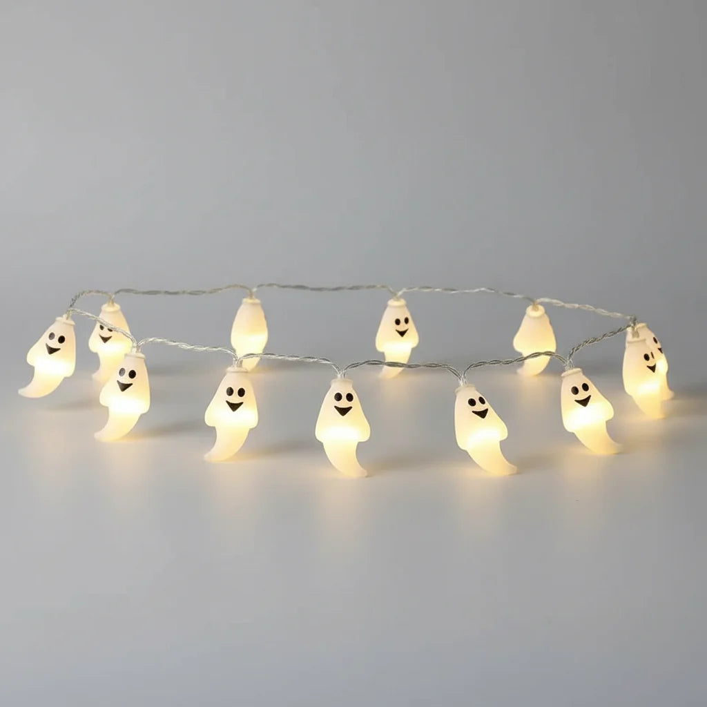 Halloween Outdoor String Lights with LED Battery Operated Novelty Covers for Patio Party Decoration - Image 3