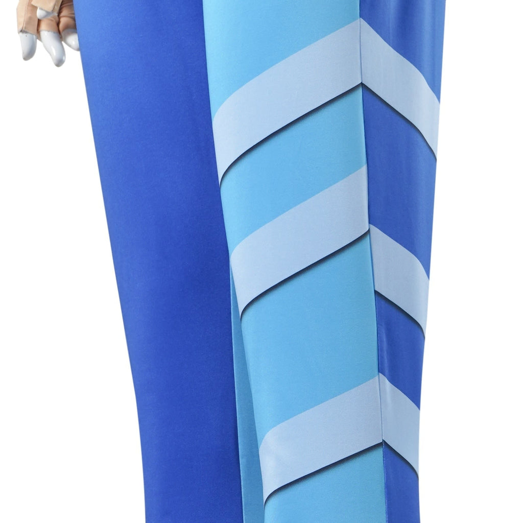 Halloween Police Officer Cosplay Costume with Cropped Jacket and Satin Choker - Image 6