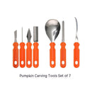 Halloween Pumpkin Carving Kit and Tools Stainless Steel with Saw Knife Scoop and Pouch - Image 3