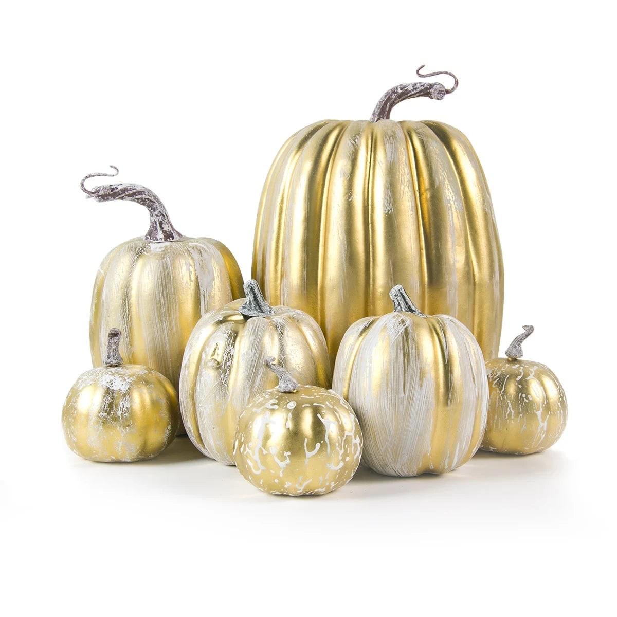 Halloween Pumpkin Decor Set of 7 Decorative with Lightweight Foam Construction for Autumn Home - Image 4