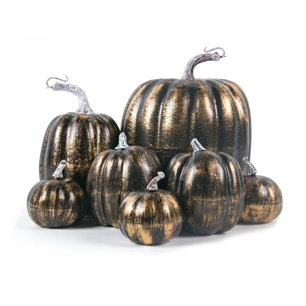 Halloween Pumpkin Decor Set of 7 Decorative with Lightweight Foam Construction for Autumn Home - Image 5
