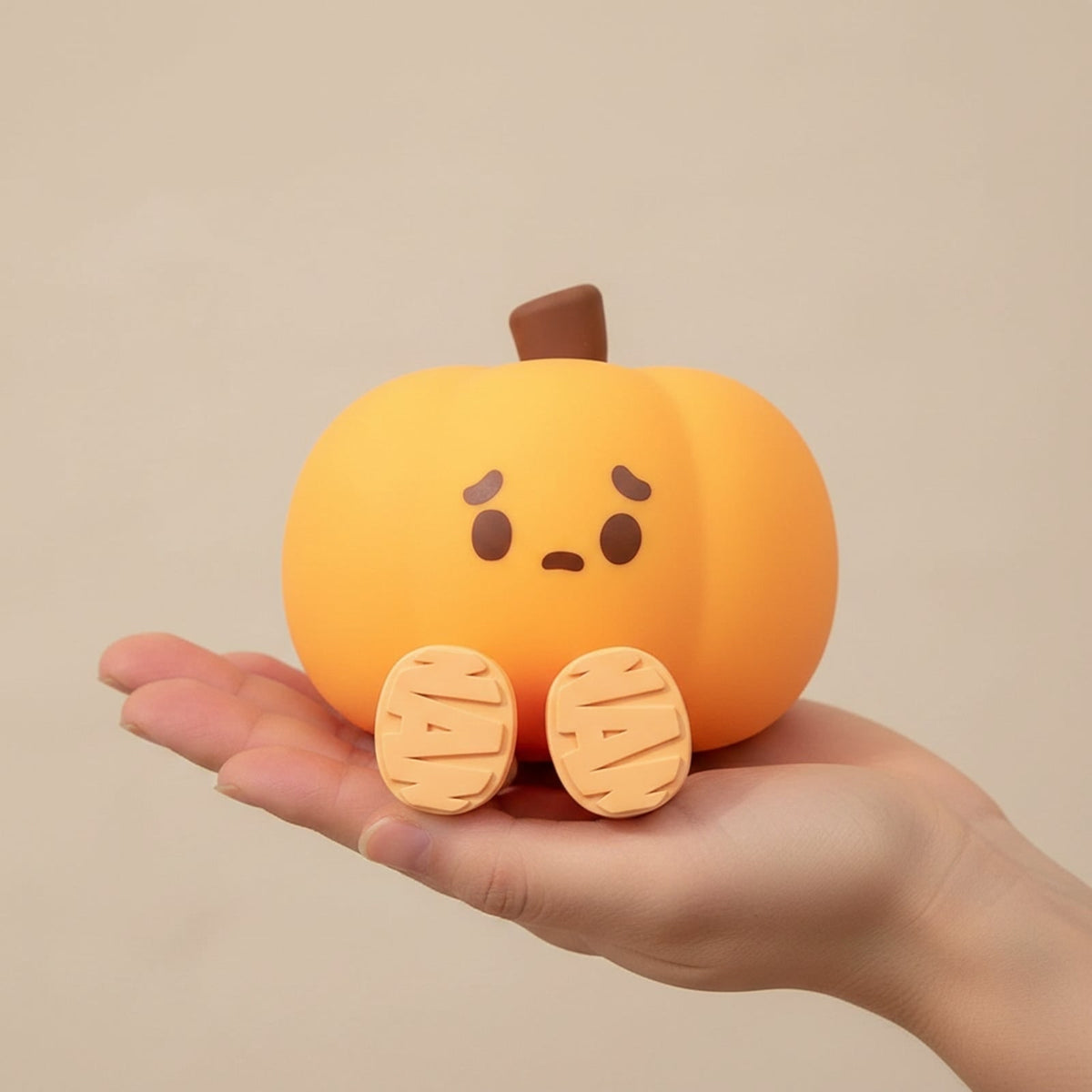 Halloween Pumpkin Night Light Rechargeable LED with Dangling Legs for Bedroom Decoration - Image 4