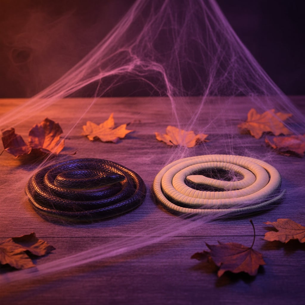 Halloween Realistic Rubber Toy Snake Prank Decoration Flexible 51 Inch Fidget - Image 4
