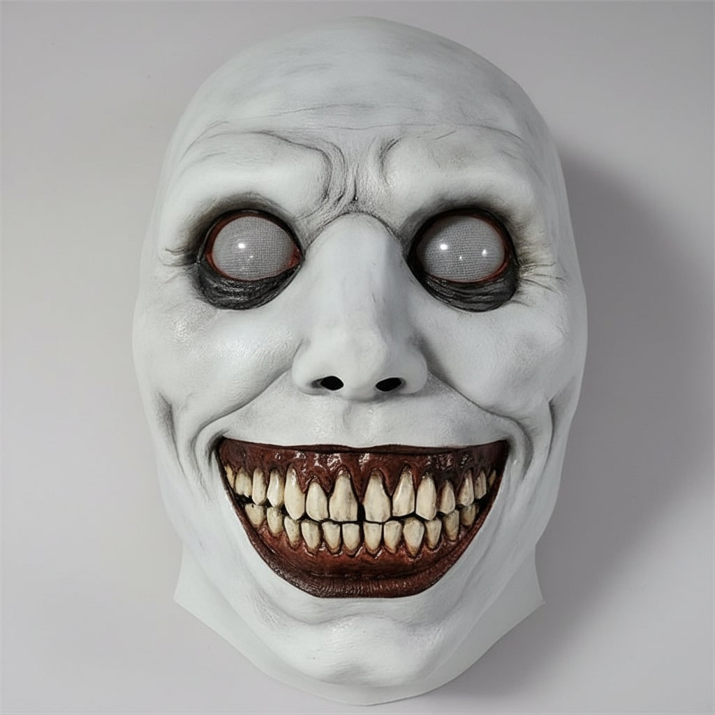 Halloween Scary Face Mask with Latex Horror Design and LED for Cosplay Party - Image 10