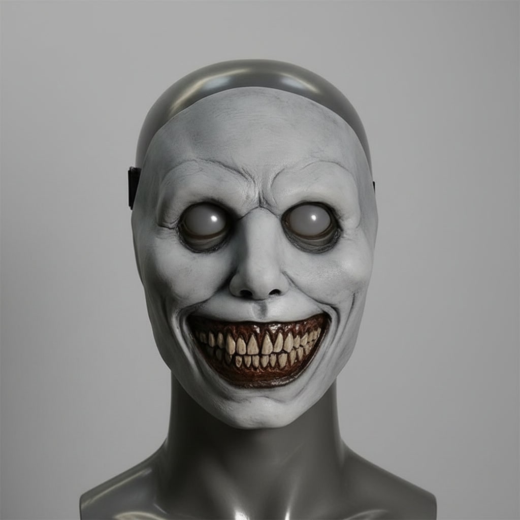 Halloween Scary Face Mask with Latex Horror Design and LED for Cosplay Party - Image 7