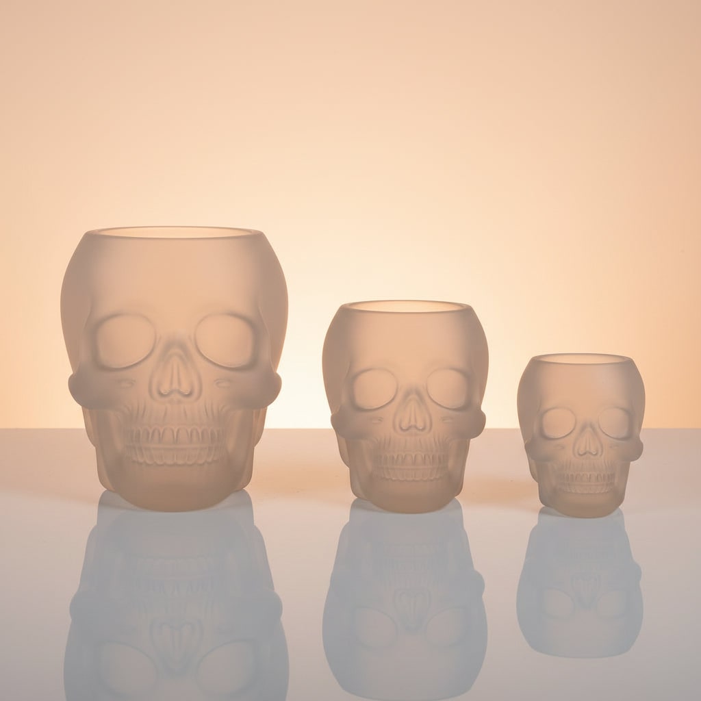 Halloween Silicone Molds for Resin and Candle Making Skull Set 3-Piece Sugar - Image 3