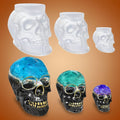 Halloween Silicone Molds for Resin and Candle Making Skull Set 3-Piece Sugar - Image 7