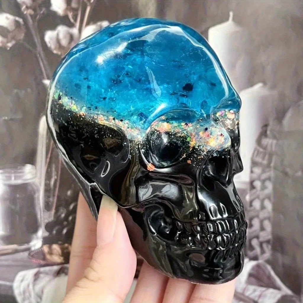 Halloween Silicone Molds for Resin Casting with Skull Design and Flexible Making - Image 2