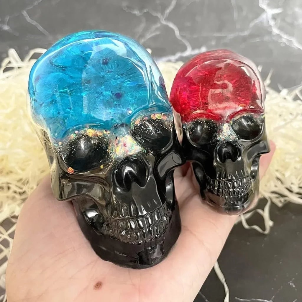 Halloween Silicone Molds for Resin Casting with Skull Design and Flexible Making - Image 3