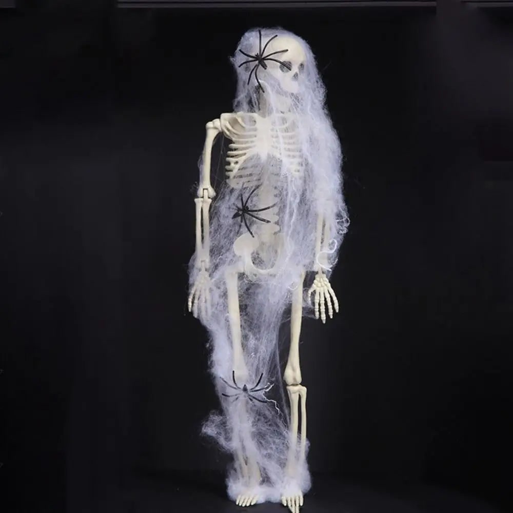 Halloween Skeleton Decoration Poseable Articulated Full Body Outdoor Decor with Movable Joints - Image 5