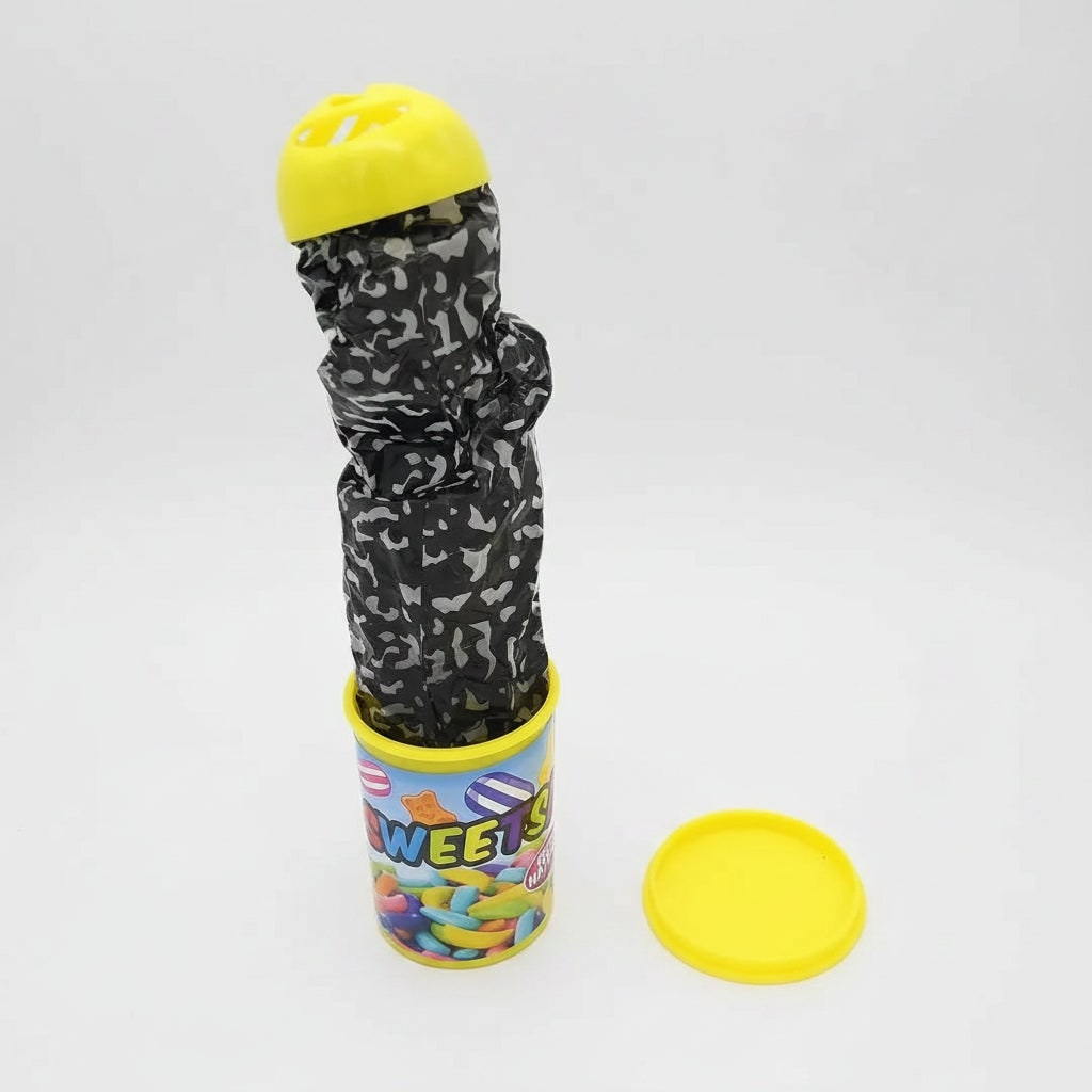 Halloween Snake in a Can Fake Prank Toy with Spring-Loaded Pop-Out Surprise for Party - Image 2