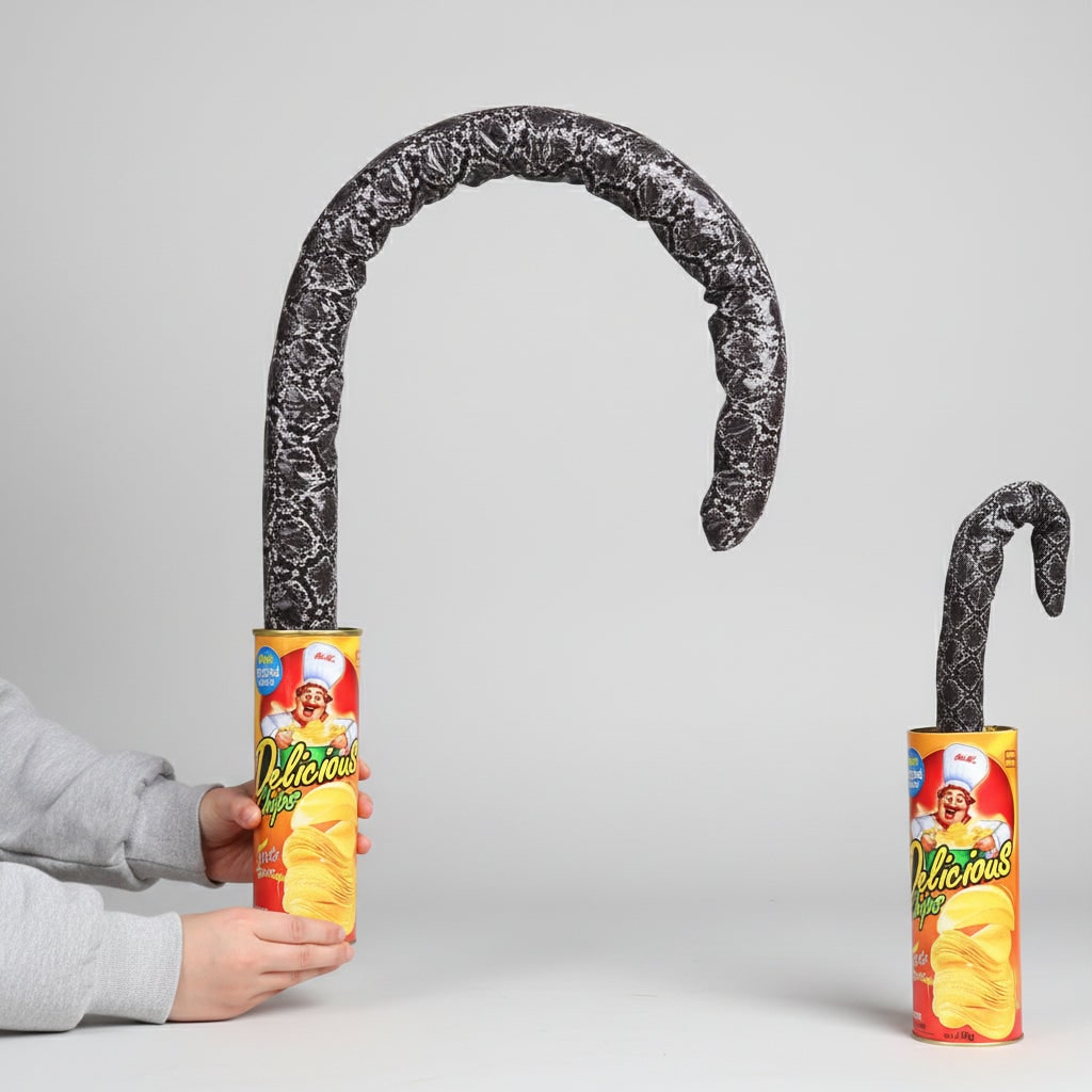 Halloween Snake in a Can Fake Prank Toy with Spring-Loaded Pop-Out Surprise for Party - Image 6