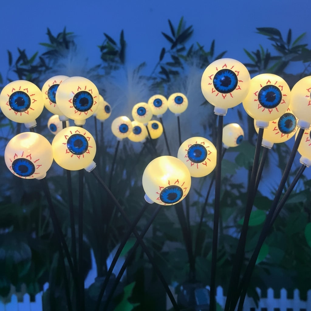 Halloween Solar Lights with Swaying Eyeball Design for Outdoor Garden Pathway Yard Decoration - Image 4