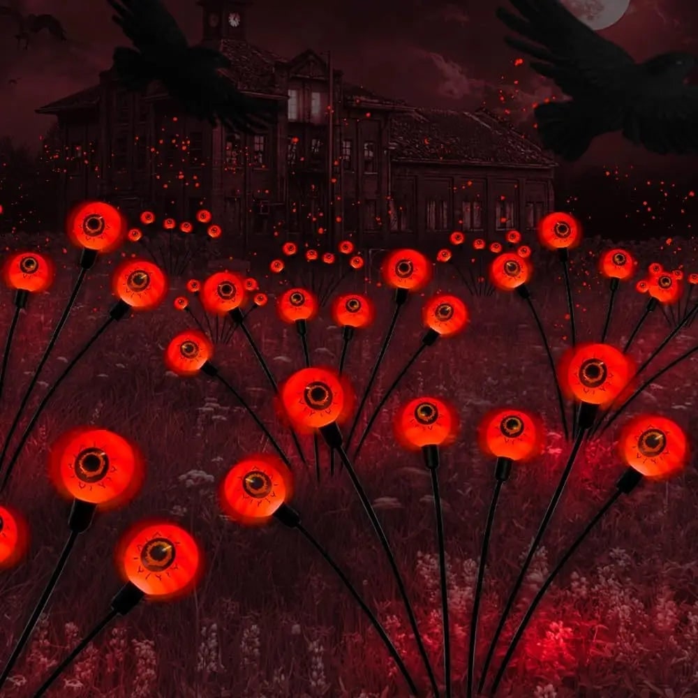 Halloween Solar Lights with Swaying Eyeball Design for Outdoor Garden Pathway Yard Decoration - Image 6