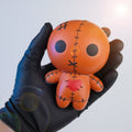 Halloween Squishy Toy Stress Relief Balls with Slow Rising Foam Voodoo Doll Design Banana - Image 1