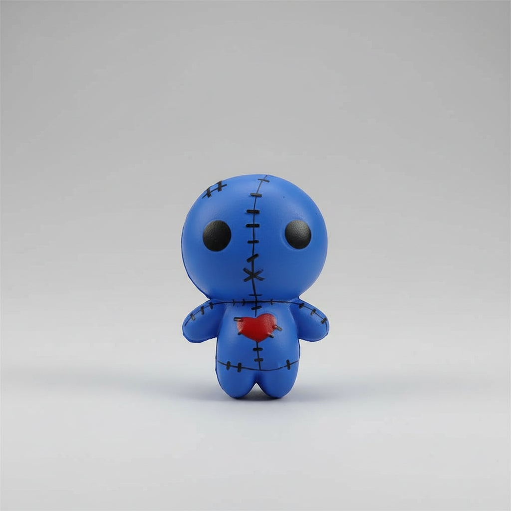 Halloween Squishy Toy Stress Relief Balls with Slow Rising Foam Voodoo Doll Design Banana - Image 5