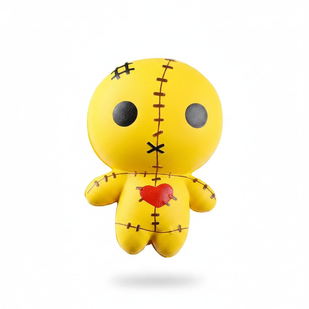 Halloween Squishy Toy Stress Relief Balls with Slow Rising Foam Voodoo Doll Design Banana - Image 6