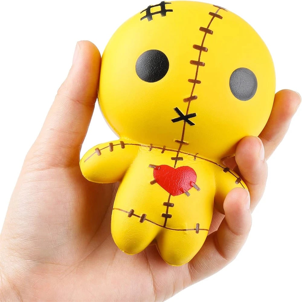Halloween Squishy Toy Stress Relief Slow Rising Voodoo Doll Squeeze for Party Favors Bao Bun - Image 10