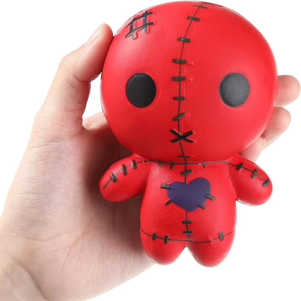 Halloween Squishy Toy Stress Relief Slow Rising Voodoo Doll Squeeze for Party Favors Bao Bun - Image 8