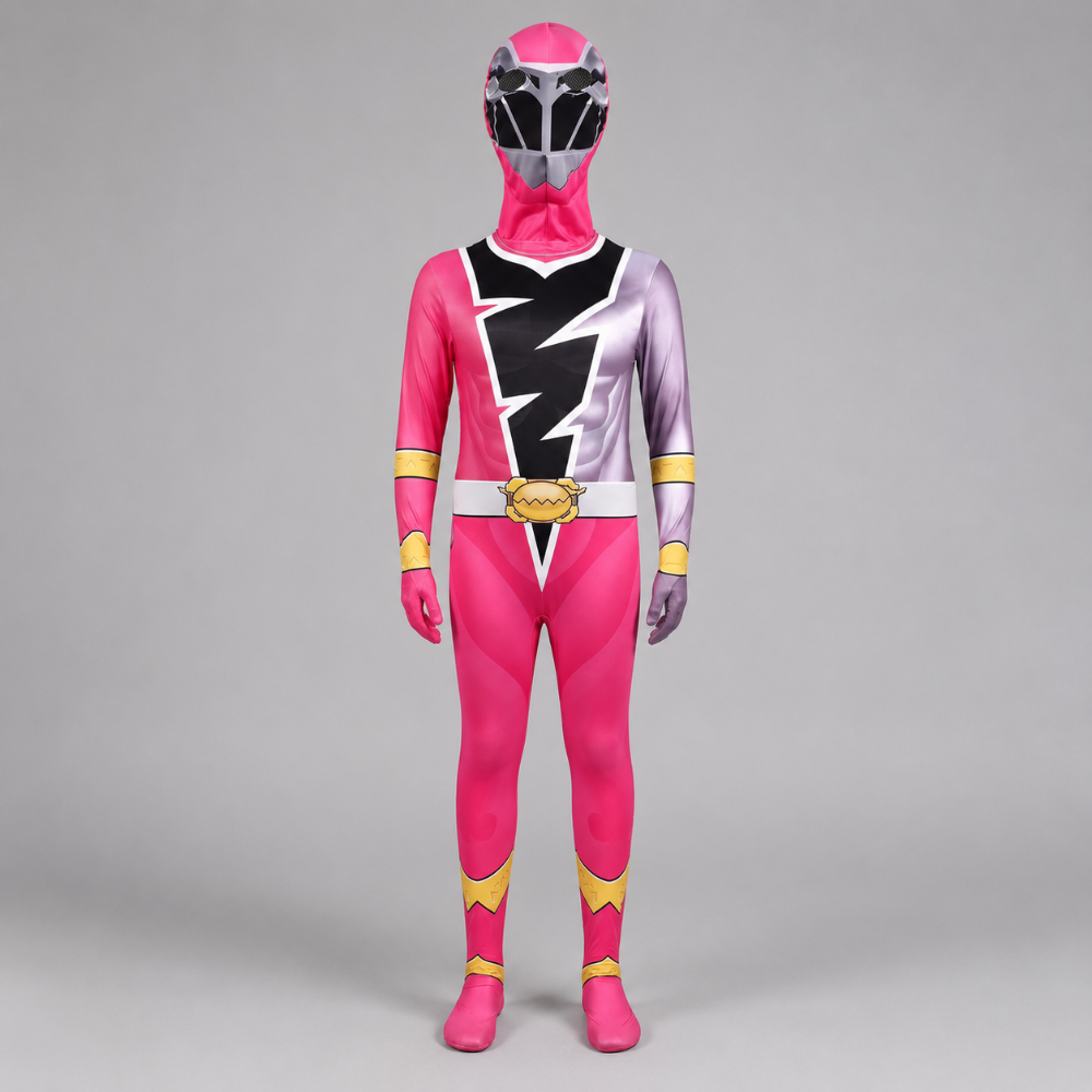 Halloween Superhero Costume Jumpsuit with Lightning Bolt Design Childrens Outfits - Image 2