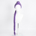 Halloween Synthetic Hair Wig Costume with Braided and Styles for Dress Up Party Short - Image 1