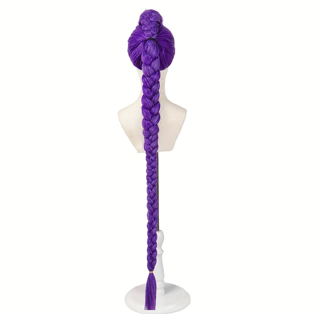 Halloween Synthetic Hair Wig Costume with Braided and Styles for Dress Up Party Short - Image 2