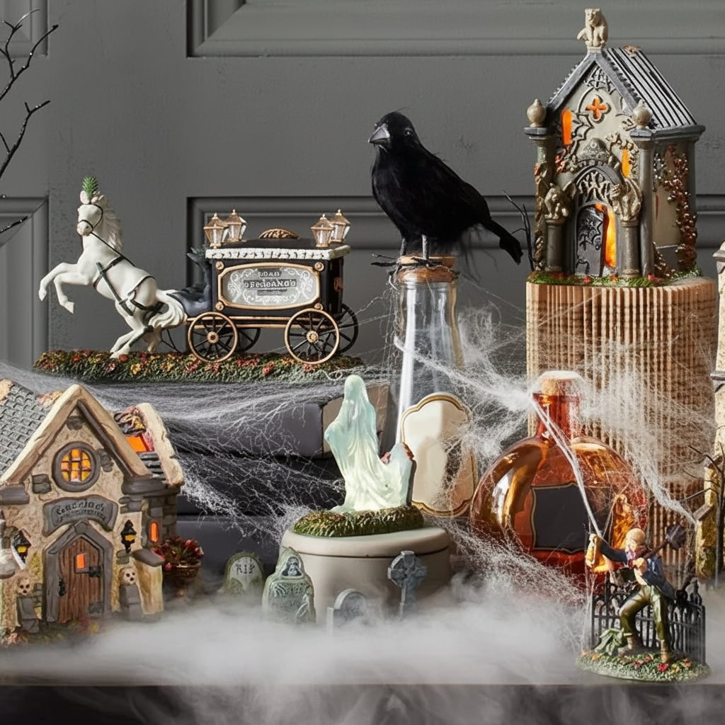 Halloween Tombstones Miniature Resin Grave Decorations for Party and Tabletop Display - Image 4