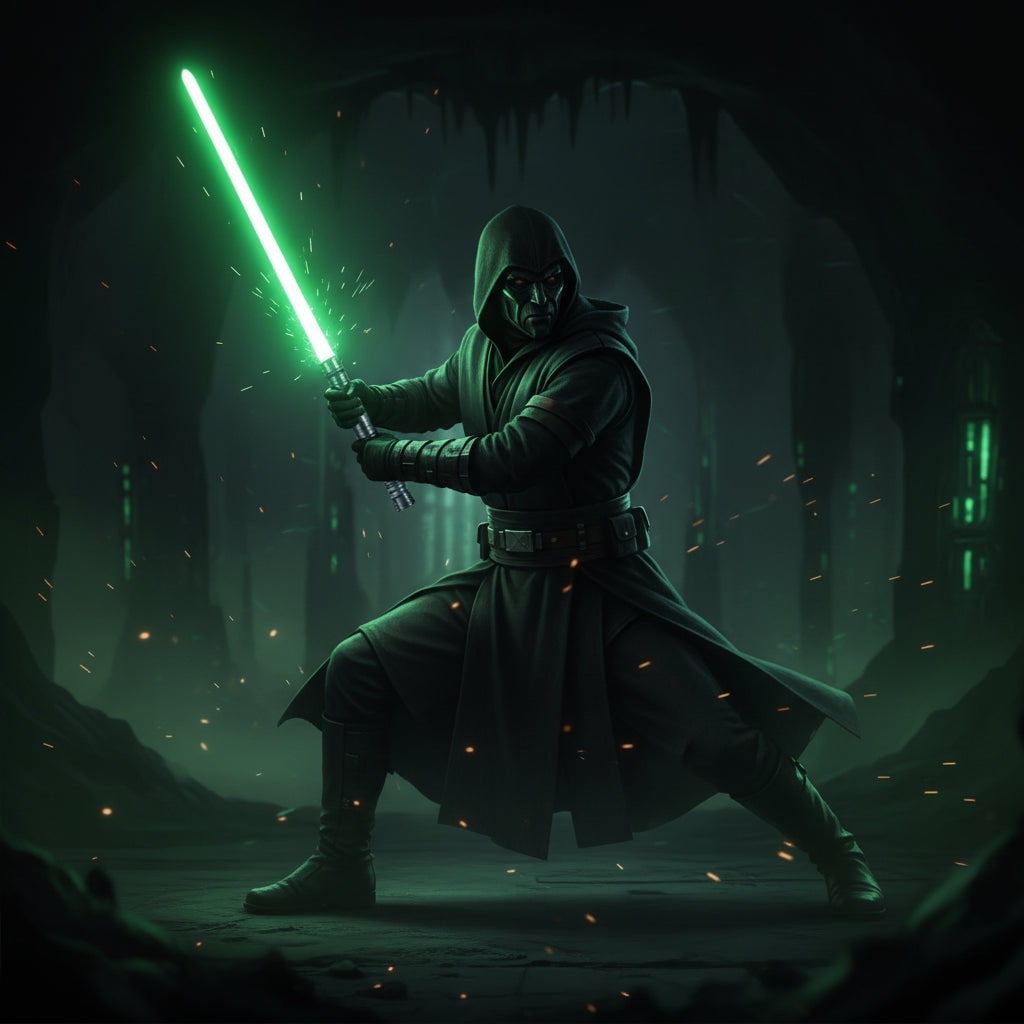 Halloween Toy Lightsaber with Light Up Rgb LED Blade and Metal Hilt for Role Play - Image 1