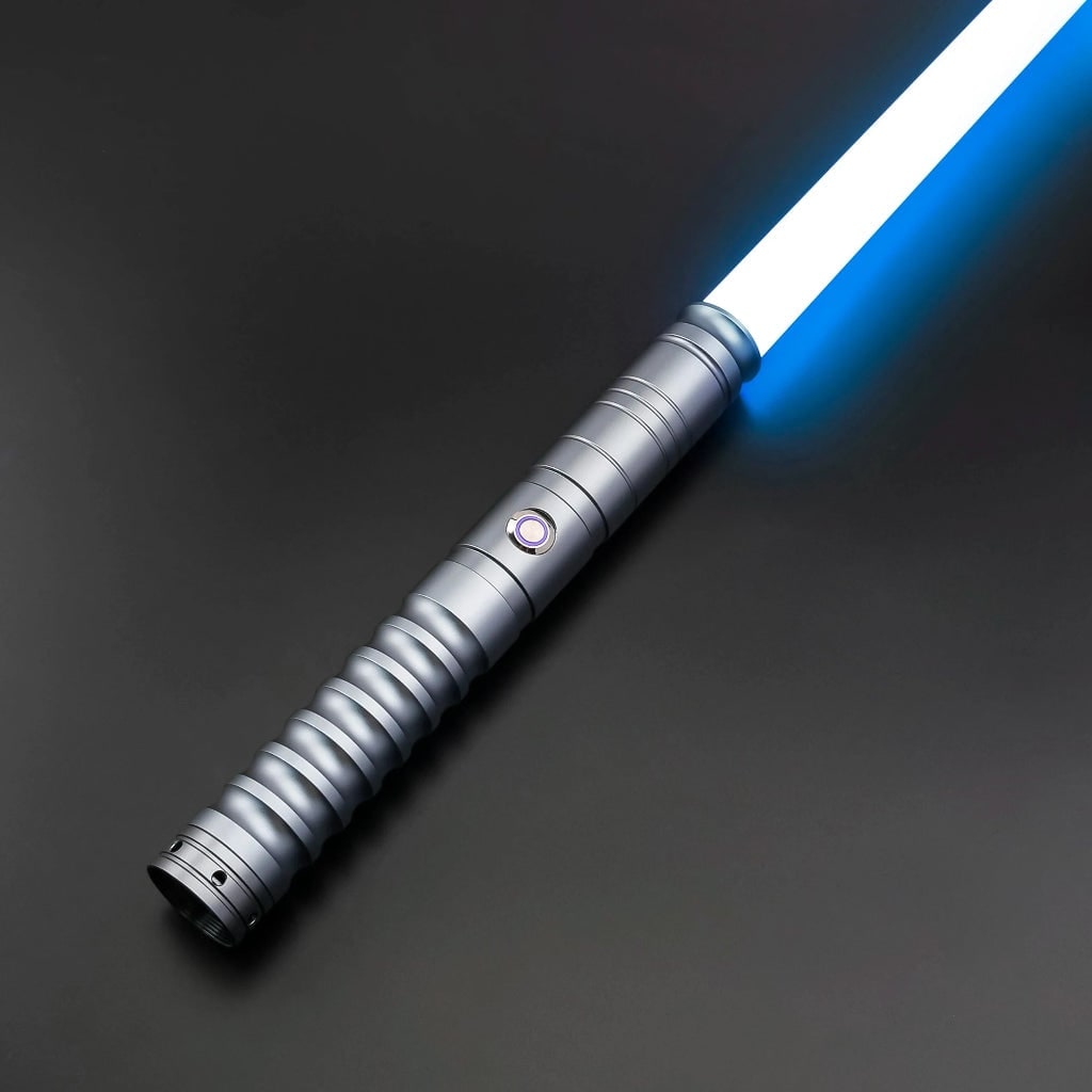 Halloween Toy Lightsaber with Light Up Rgb LED Blade and Metal Hilt for Role Play - Image 4