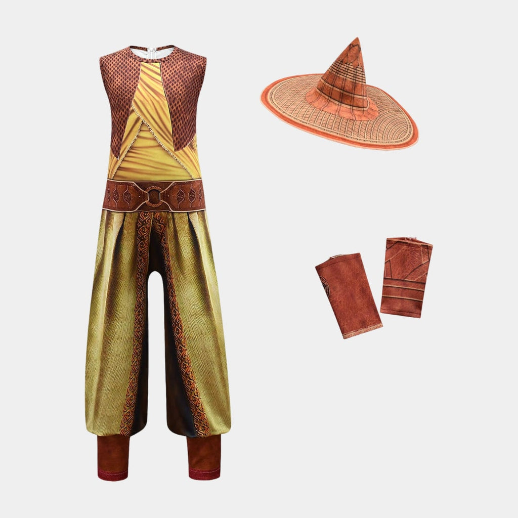 Halloween Warrior Princess Costume with Cape and for Party Dress-Up - Image 3