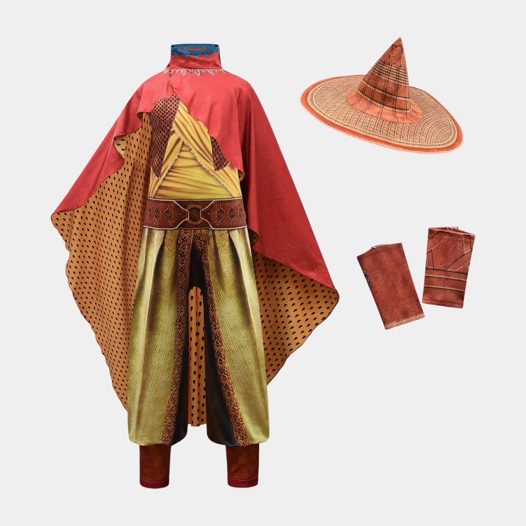 Halloween Warrior Princess Costume with Cape and for Party Dress-Up - Image 4