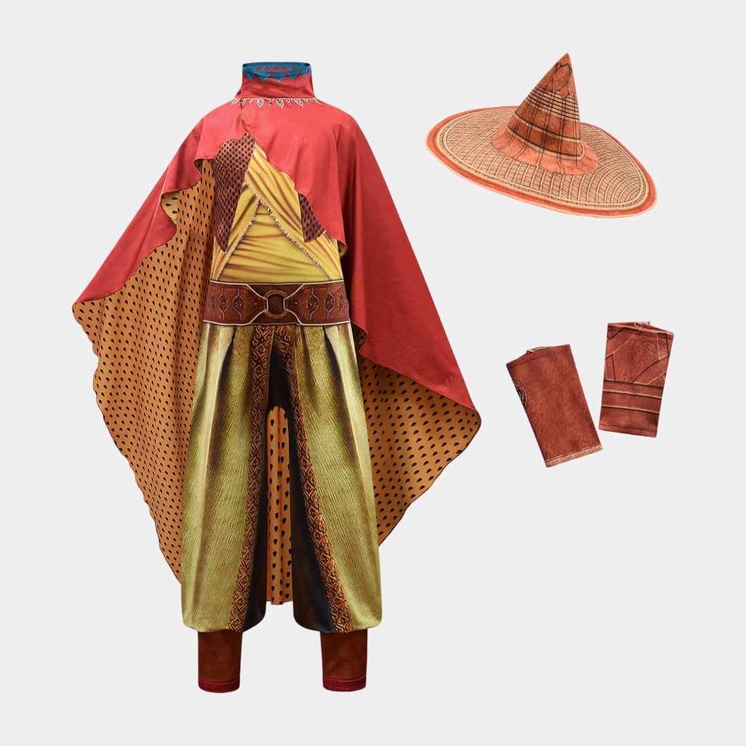 Halloween Warrior Princess Costume with Cape and for Party Dress-Up - Image 4