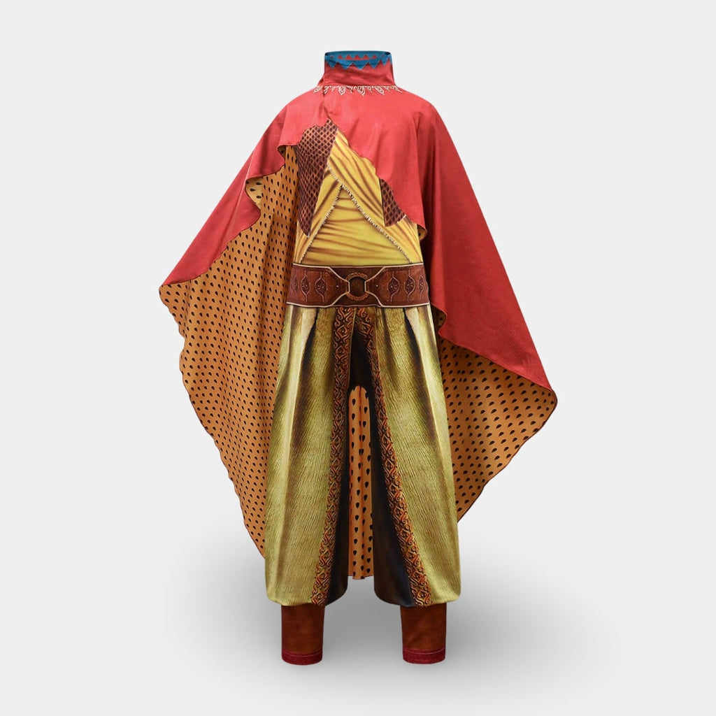 Halloween Warrior Princess Costume with Cape and for Party Dress-Up - Image 5