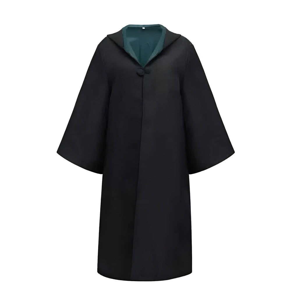 Halloween Wizard Costume Robe and Cloak with Hooded Design for Cosplay Party Outfit - Image 2