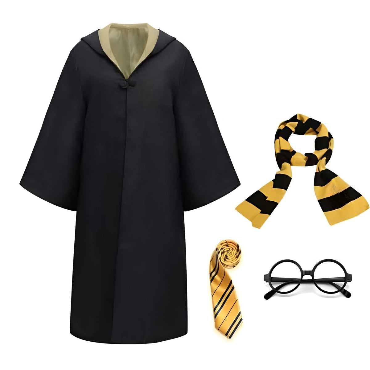 Halloween Wizard Costume Robe and Cloak with Hooded Design for Cosplay Party Outfit - Image 7