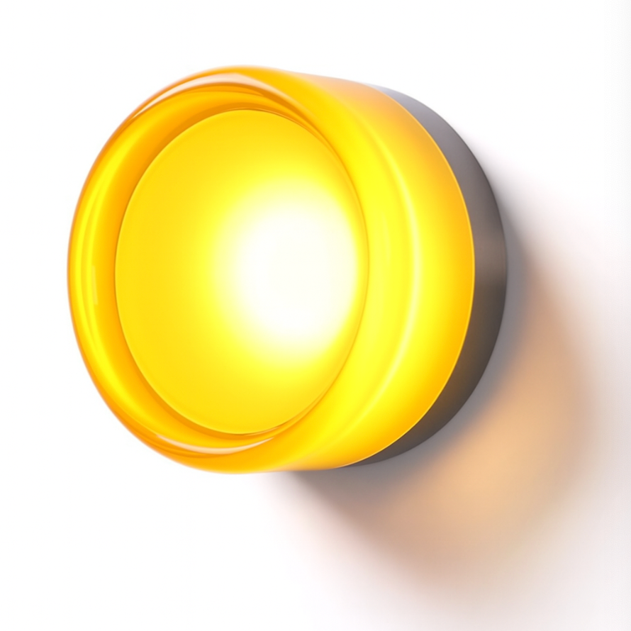 Hallway Wall Sconce Light LED Acrylic Flush Mount Round Bedside Minimalist - Image 13