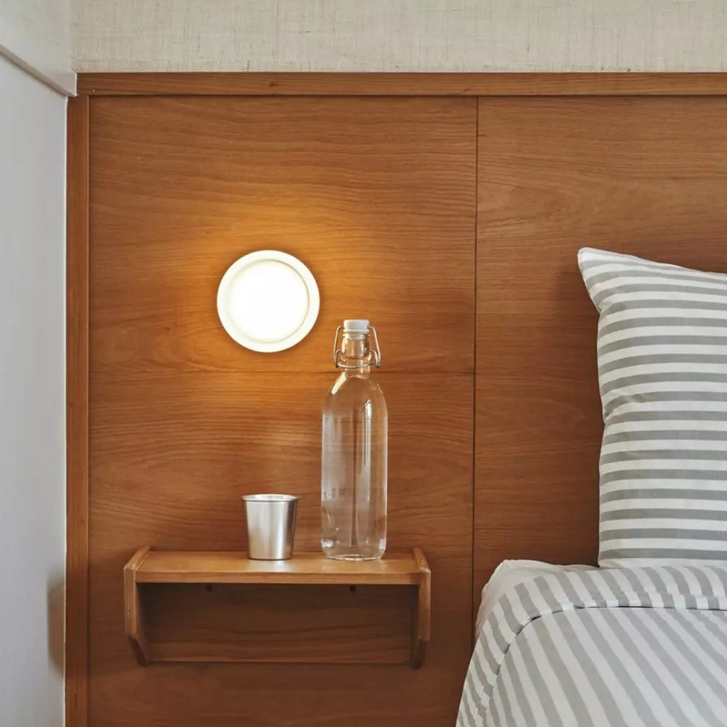 Hallway Wall Sconce Light LED Acrylic Flush Mount Round Bedside Minimalist - Image 2