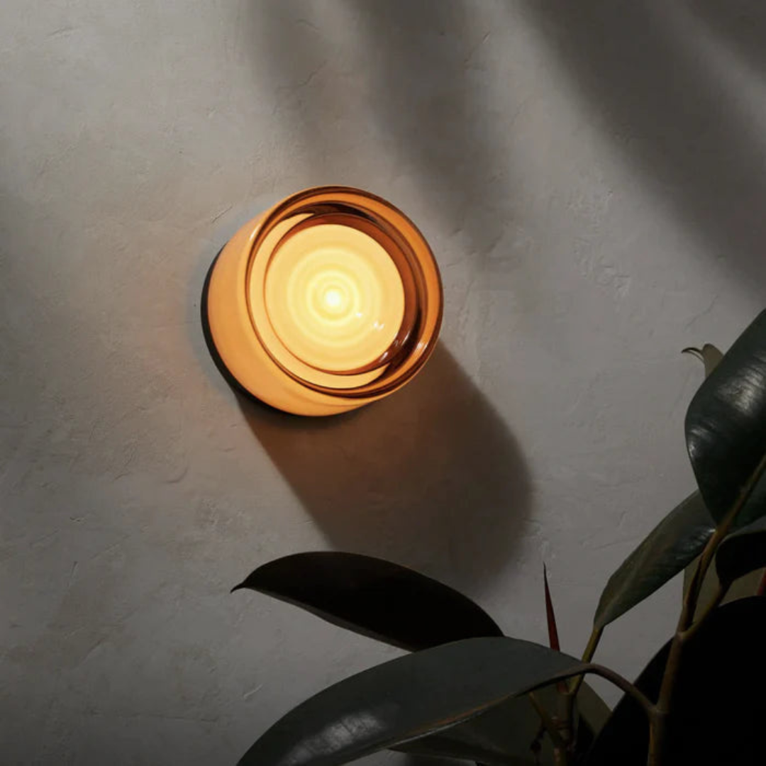 Hallway Wall Sconce Light LED Acrylic Flush Mount Round Bedside Minimalist - Image 8