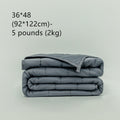 Heated and Cooling Weighted Blanket with Quilted Cotton and Corner Loops Throw - Image 1