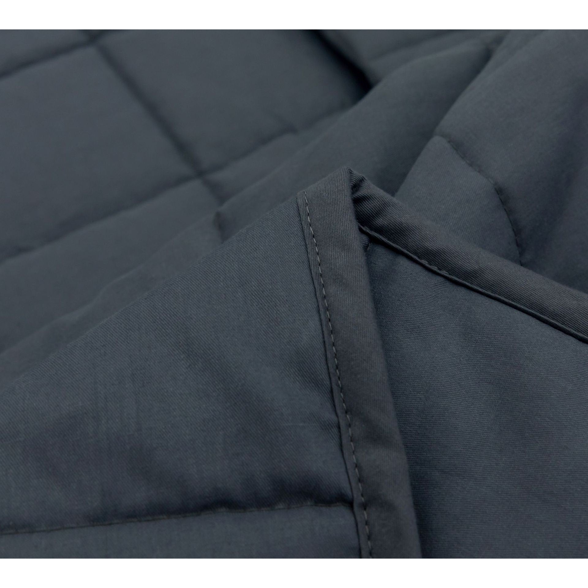 Heated and Cooling Weighted Blanket with Quilted Cotton and Corner Loops Throw - Image 10