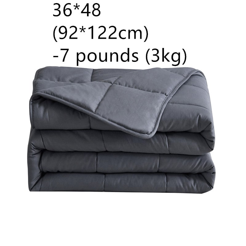 Heated and Cooling Weighted Blanket with Quilted Cotton and Corner Loops Throw - Image 2