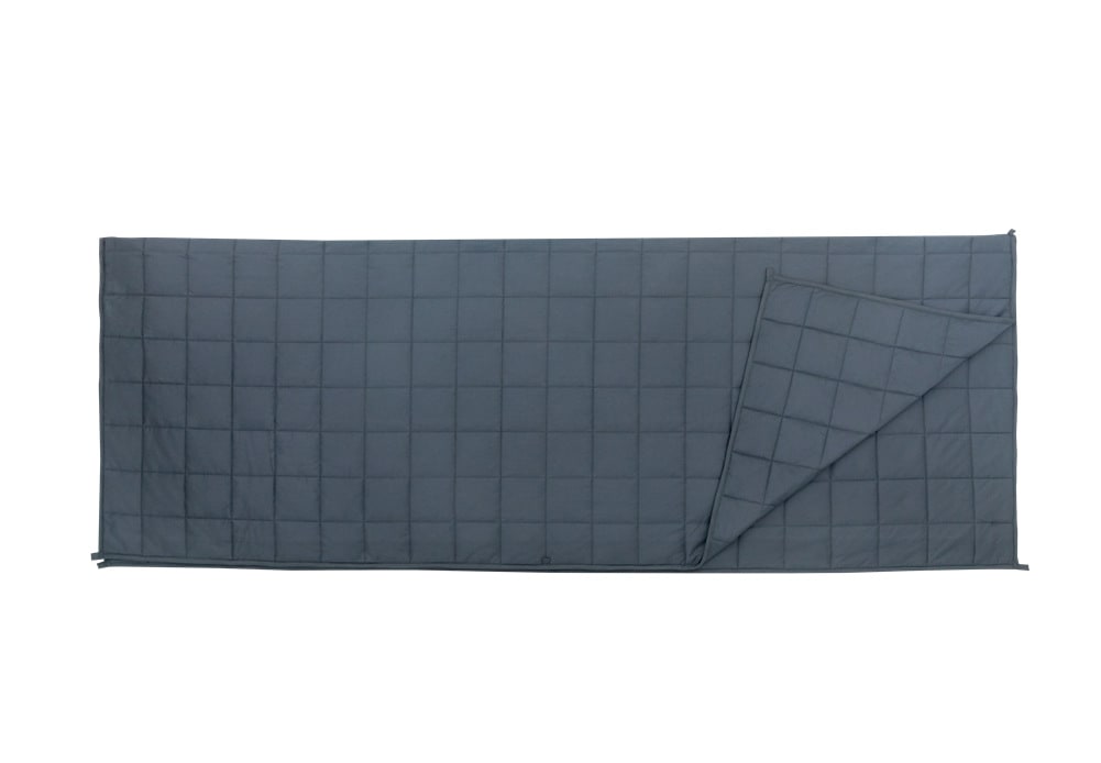 Heated and Cooling Weighted Blanket with Quilted Cotton and Corner Loops Throw - Image 4