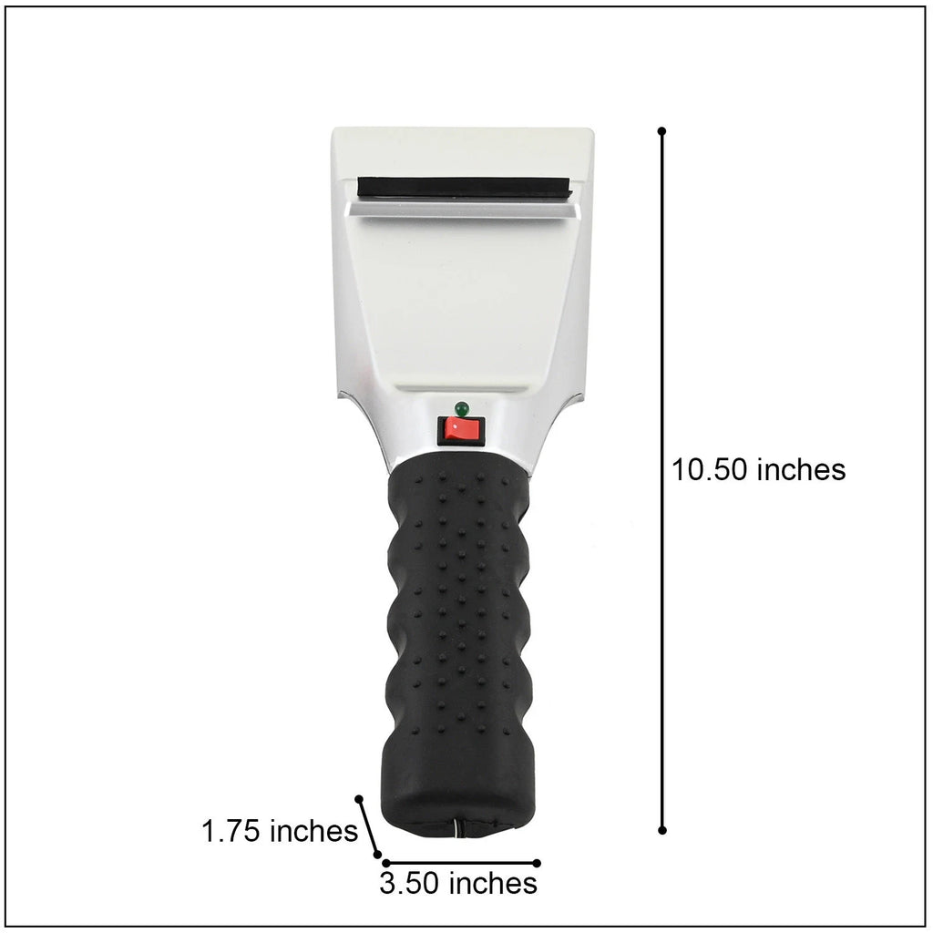 Heated Car Ice Scraper with 12v Plug and LED Light for Windshield - Image 8